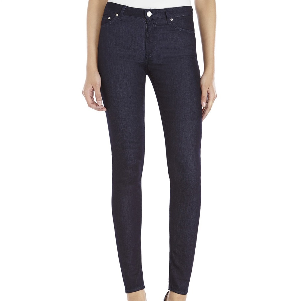 Acne Dark Denim Skinny Jeans
